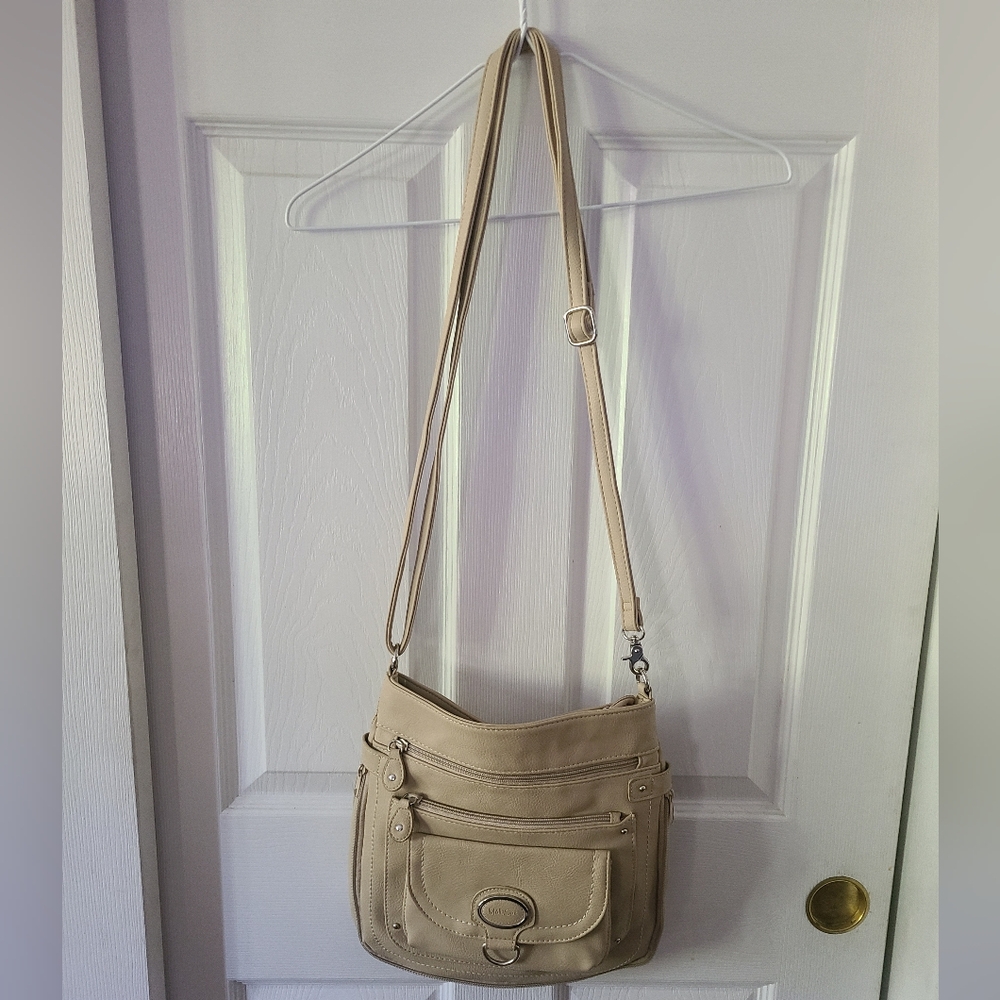 Multisac Crossbody Purse Bag Tan
